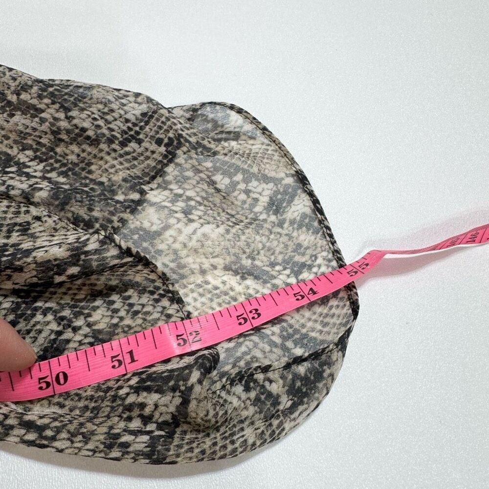 Veronica Beard Teagan Ruched Python-Printed Dress… - image 5